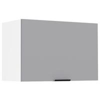 Küchenoberschrank Fasola Weiß/Anthrazit B: 60 cm - Anthrazit/Weiß, Trend, Holzwerkstoff/Kunststoff (60/40/31cm) - MID.YOU