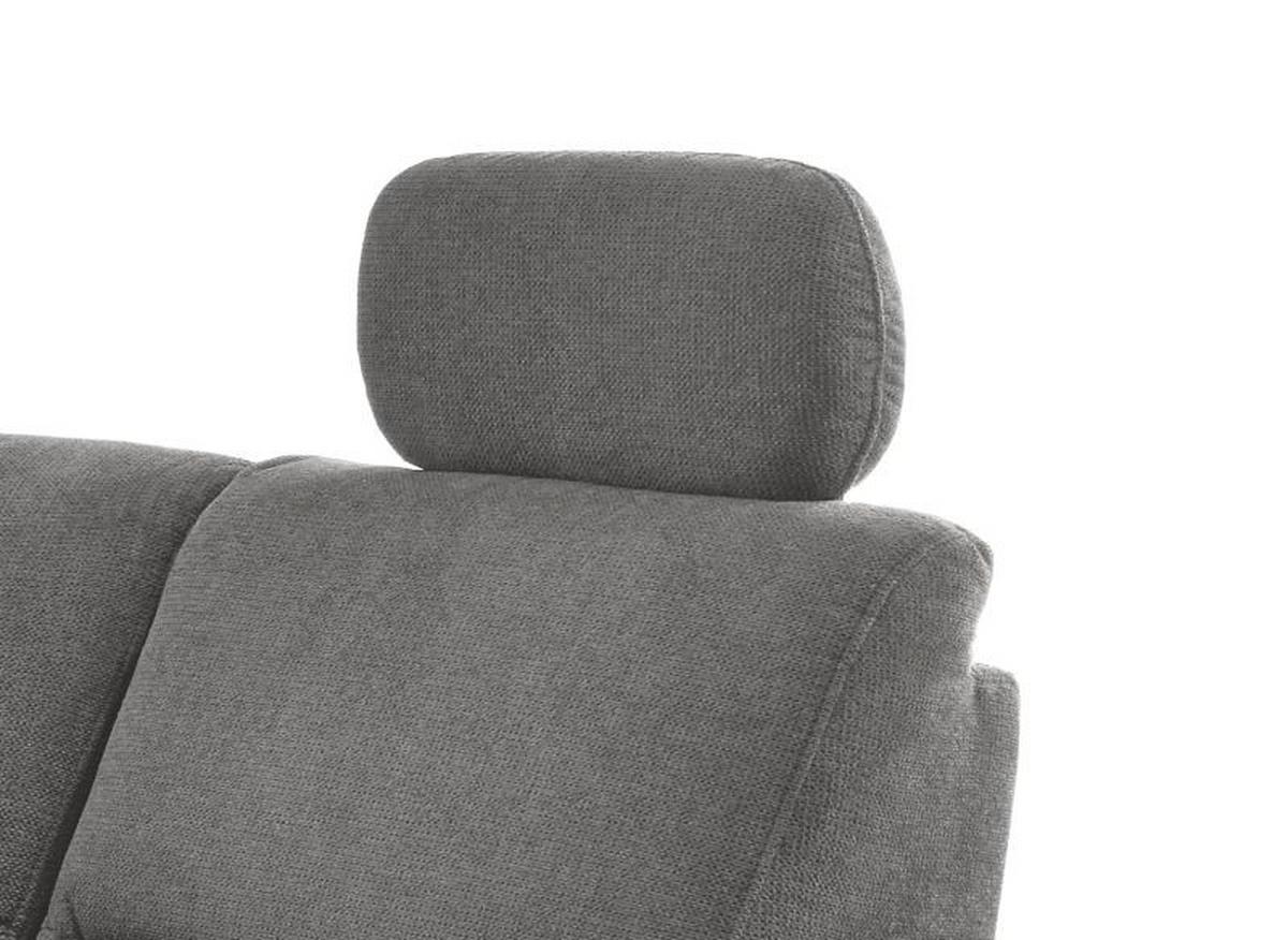 Ecksofa Parole Dunkelgrau S:238/241 cm - Wildeiche/Dunkelgrau, KONVENTIONELL, Textil (238/241cm) - Livetastic