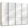 Schwebetürenschrank B: 300 cm Level 36c Weiß/Eiche Dekor - Eichefarben/Weiß, MODERN, Holzwerkstoff (300/236/65cm) - MID.YOU