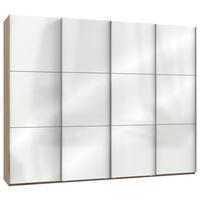 Schwebetürenschrank B: 300 Cm Level 36c Weiß/eiche Dekor - Eichefarben/Weiß, MODERN, Holzwerkstoff (300/236/65cm) - MID.YOU