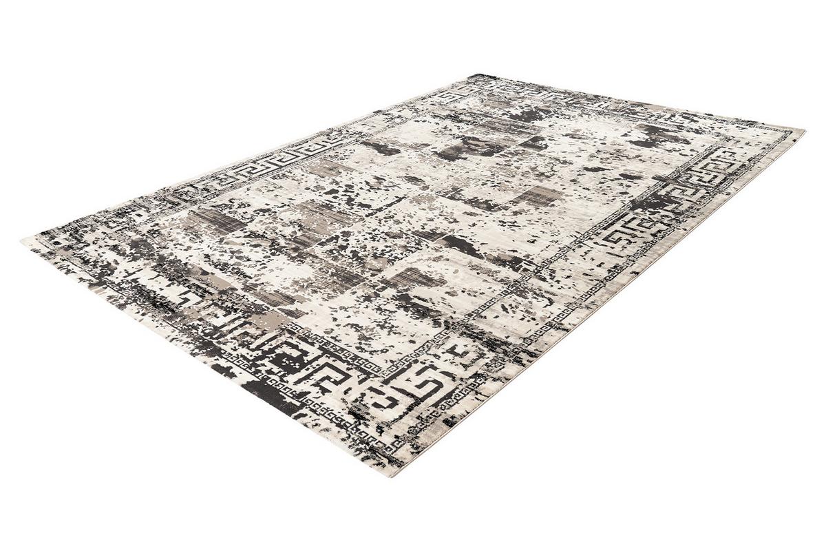 Webteppich Grau Naturfaser My Opal 160x230 cm - Schwarz/Grau, LIFESTYLE, Textil (160/230cm) - Obsession