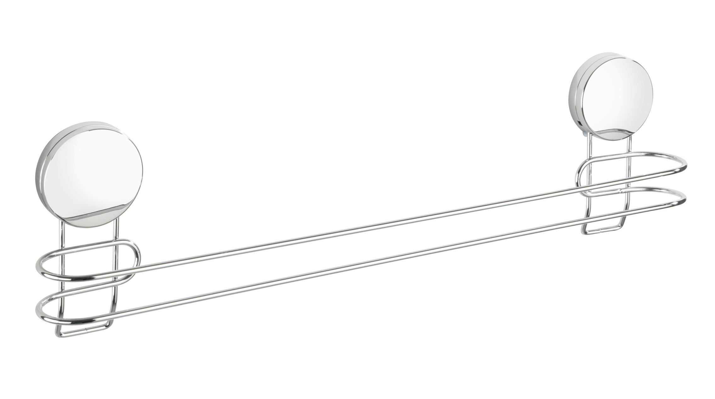 Handtuchstange Static Loc Osimo 24858100 - Chromfarben, MODERN, Metall (45/13/6cm) - Wenko
