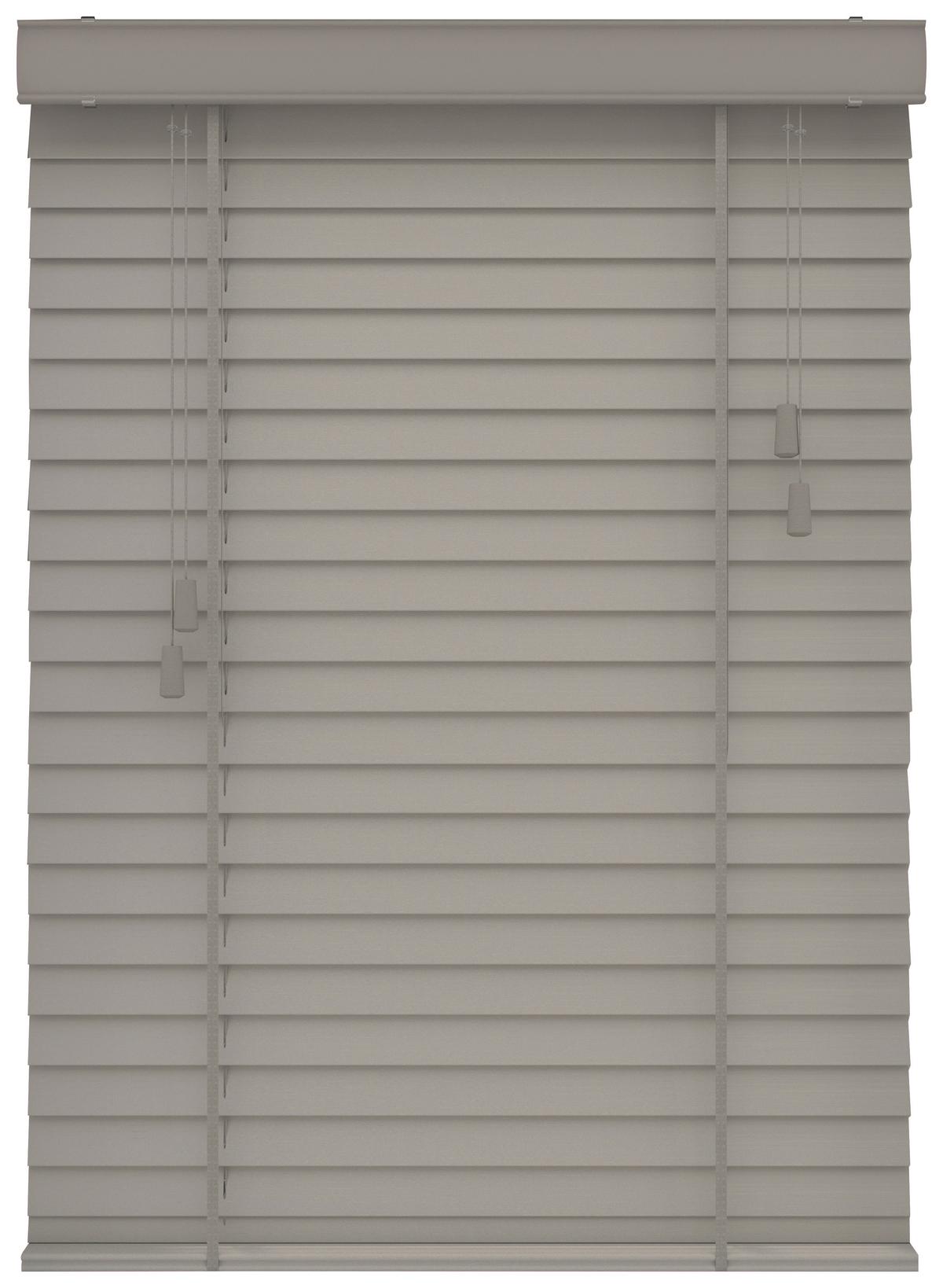 Jalousie Venetian 90x130 Cm - Grau, Natur, Holz (90/130cm)