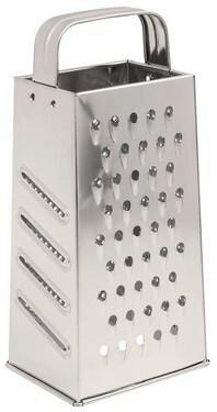 Strúhadlo Dani, 4-hranné - farba ušľachtilej ocele, Konventionell, kov (10,5/23/8cm) - Modern Living