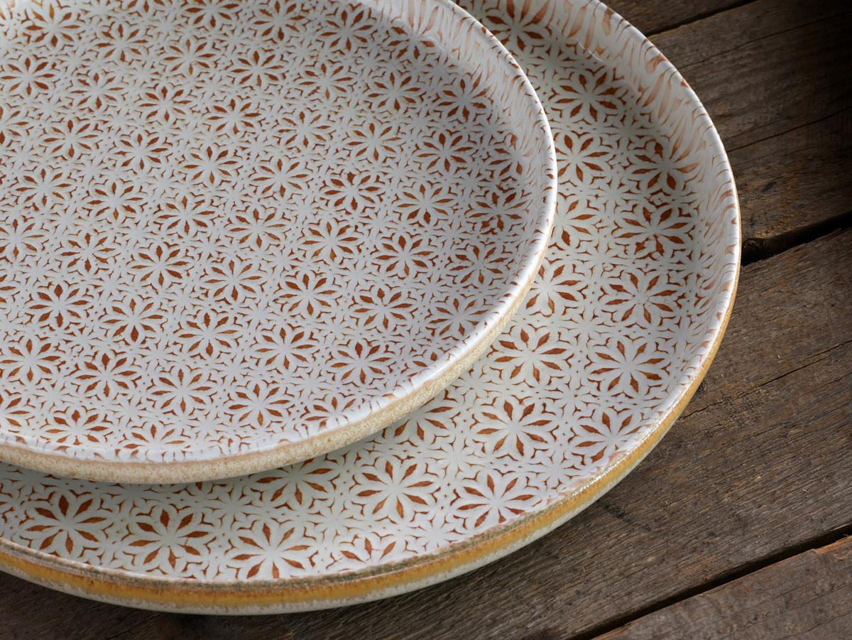 Tafelservice Uno Emiliana 12--Teilig., Creme, Rosa - Creme/Rosa, Basics, Keramik - Creatable