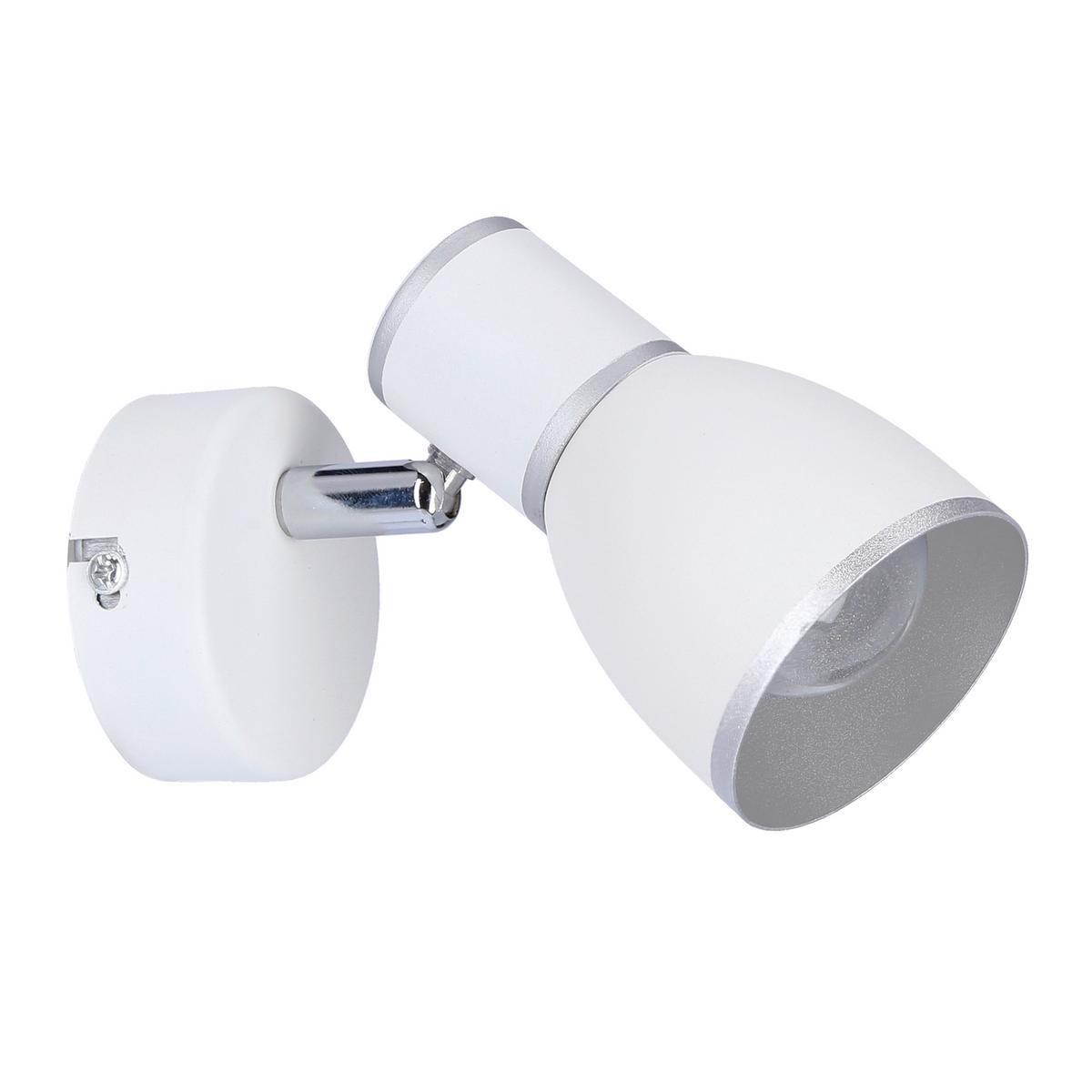 Strahler 91-63366 Fido - Chromfarben/Weiß, Design, Metall (13/8/11cm)