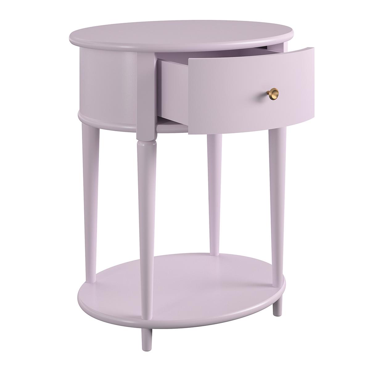 Beistelltisch Aurora Lila B: 55 cm - Lila, Design, Holzwerkstoff (55/45/66cm) - MID.YOU