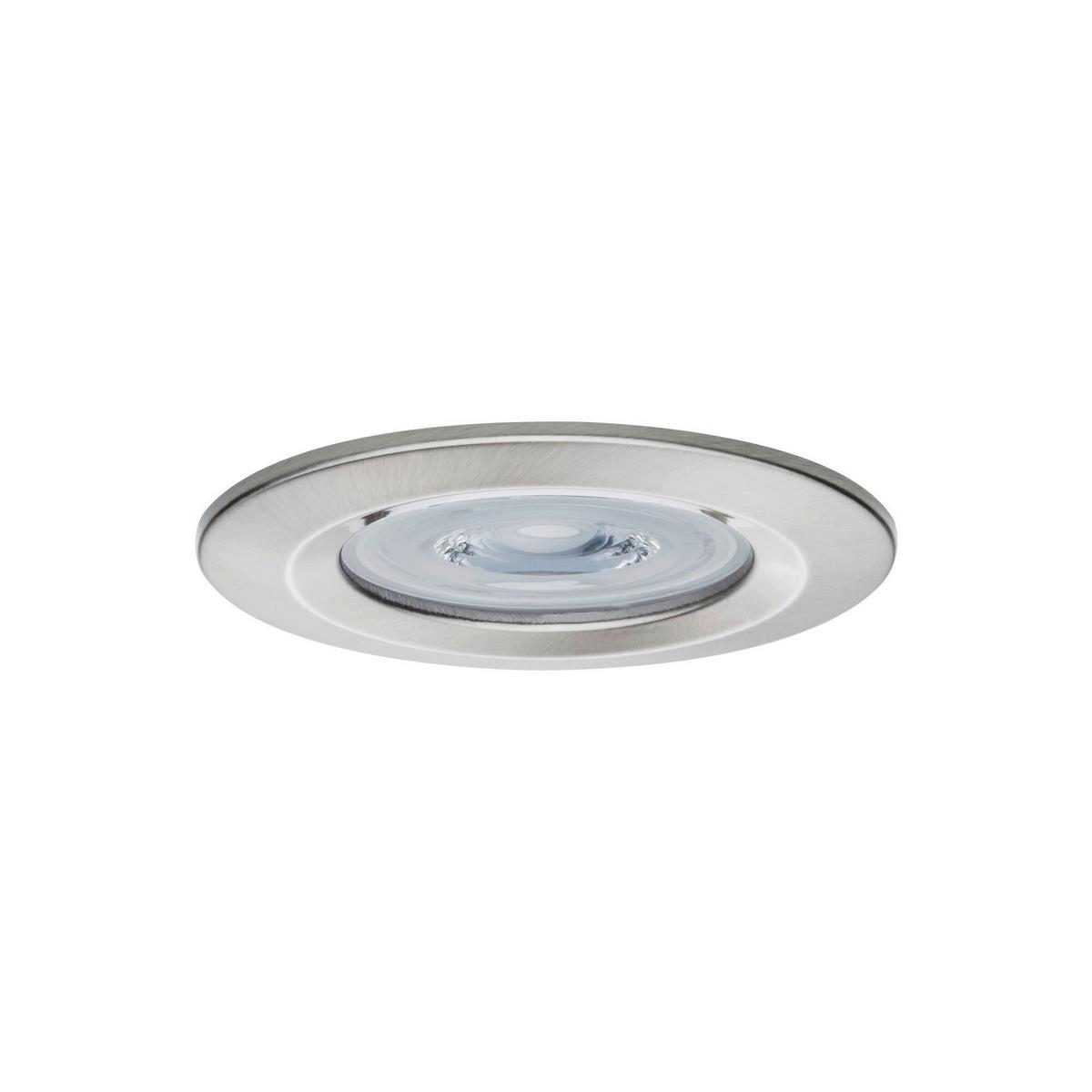 Deckenleuchte Ø 7,8 cm 1-Flammig Rund - Alufarben, Basics, Metall (7,8cm) - Paulmann
