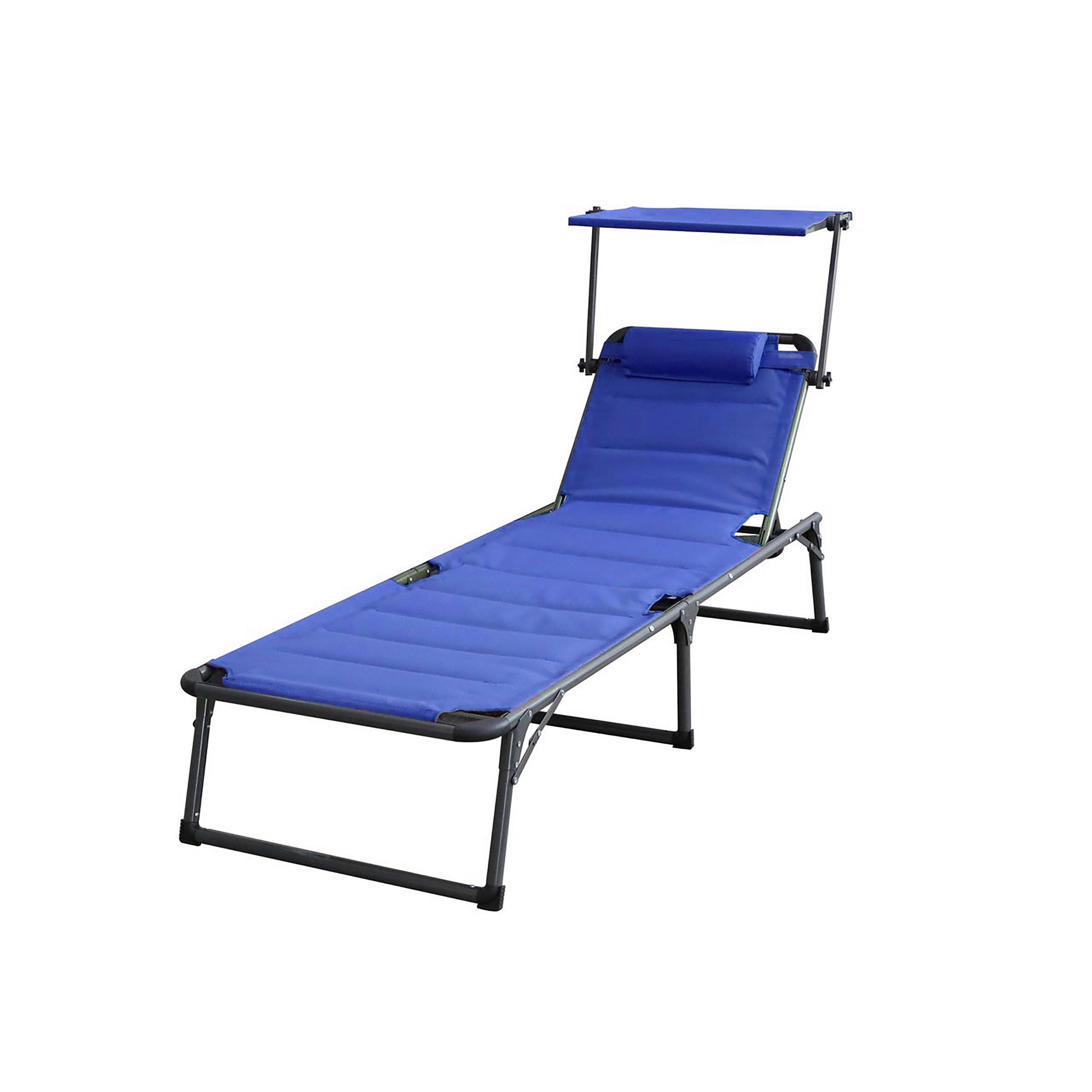 Sonnenliege Ph-Alu-Sl-Blue - Basics (193/32/67cm)