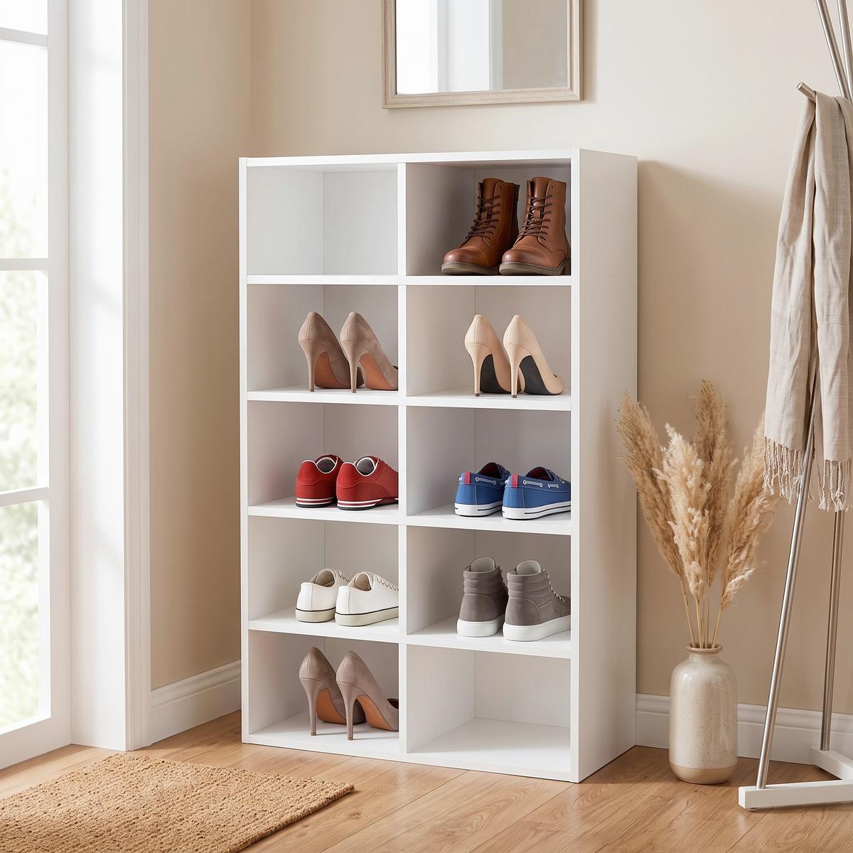 MID.YOU Schuhregal HINSOL Weiß » kaufen