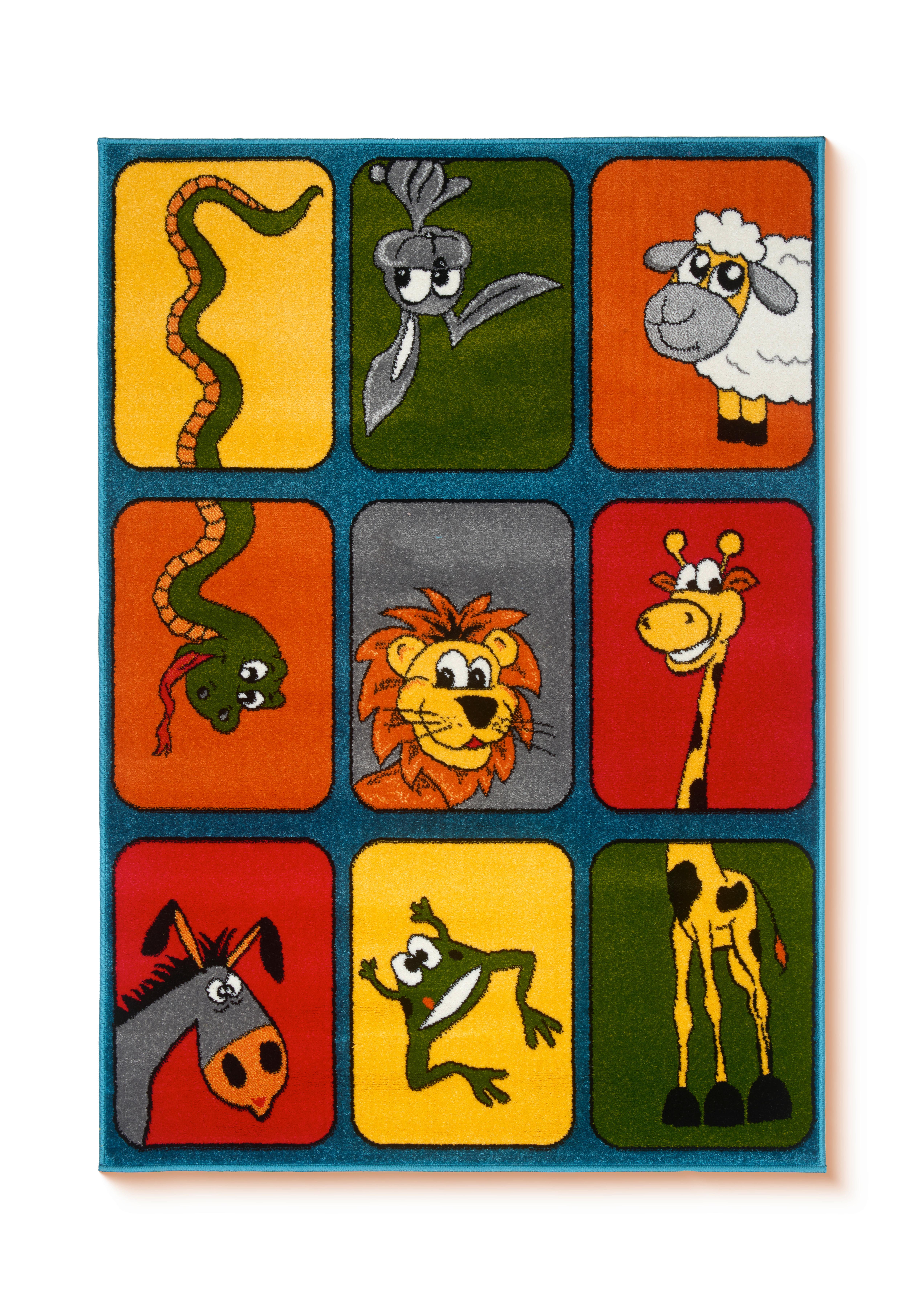 Gyerekszőnyeg Kb. 100/150cm - kék, Basics, textil (100/150cm) - Ondega