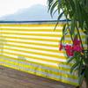 Sichtschutz Balkonblende Ibiza 0,9x5m, - Gelb/Weiß, Basics, Kunststoff (500/90cm) - Windhager