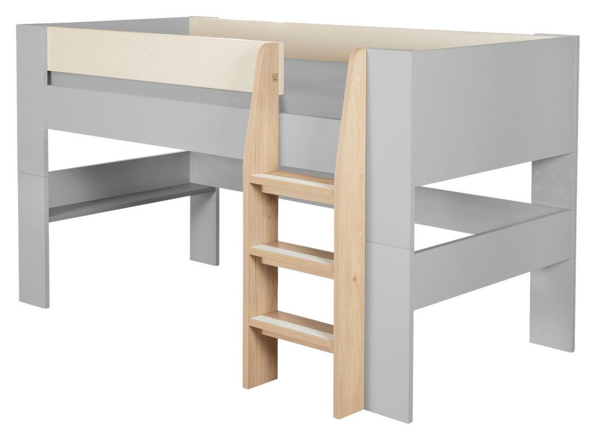 Umbaubett Flexi Grow Kurz Kashmir - Kaschmir, KONVENTIONELL, Holzwerkstoff (206,5/117/113,5cm) - Roba