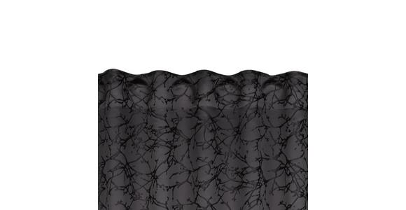 Vorhang mit Schlaufen und Band Sibel 140x245 cm Anthrazit - Anthrazit, ROMANTIK / LANDHAUS, Textil (140/245cm) - James Wood