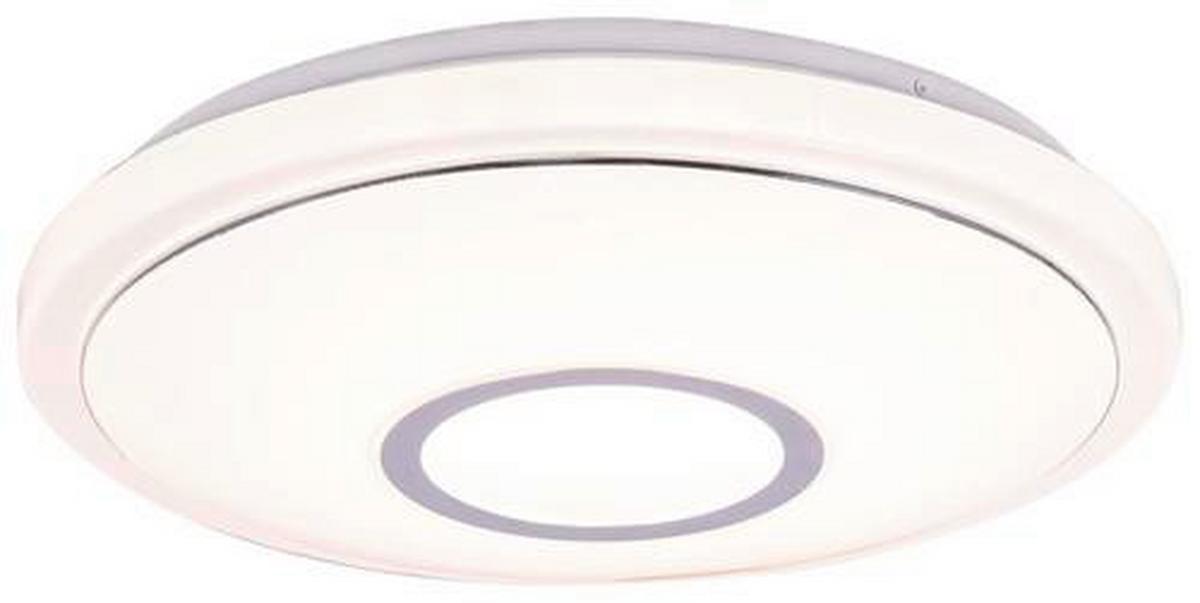 LED-Deckenleuchte Connor Ø 40 cm Mit Smart-Steuerung - Basics, Kunststoff/Metall (40/6,5cm) - Globo