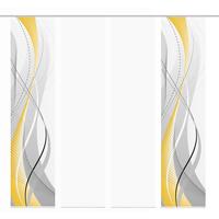 Flächenvorhang Gelb Hellgelb B: 60 cm - Gelb/Hellgelb, Design, Textil (60/245cm) - Schmidt W. Gmbh