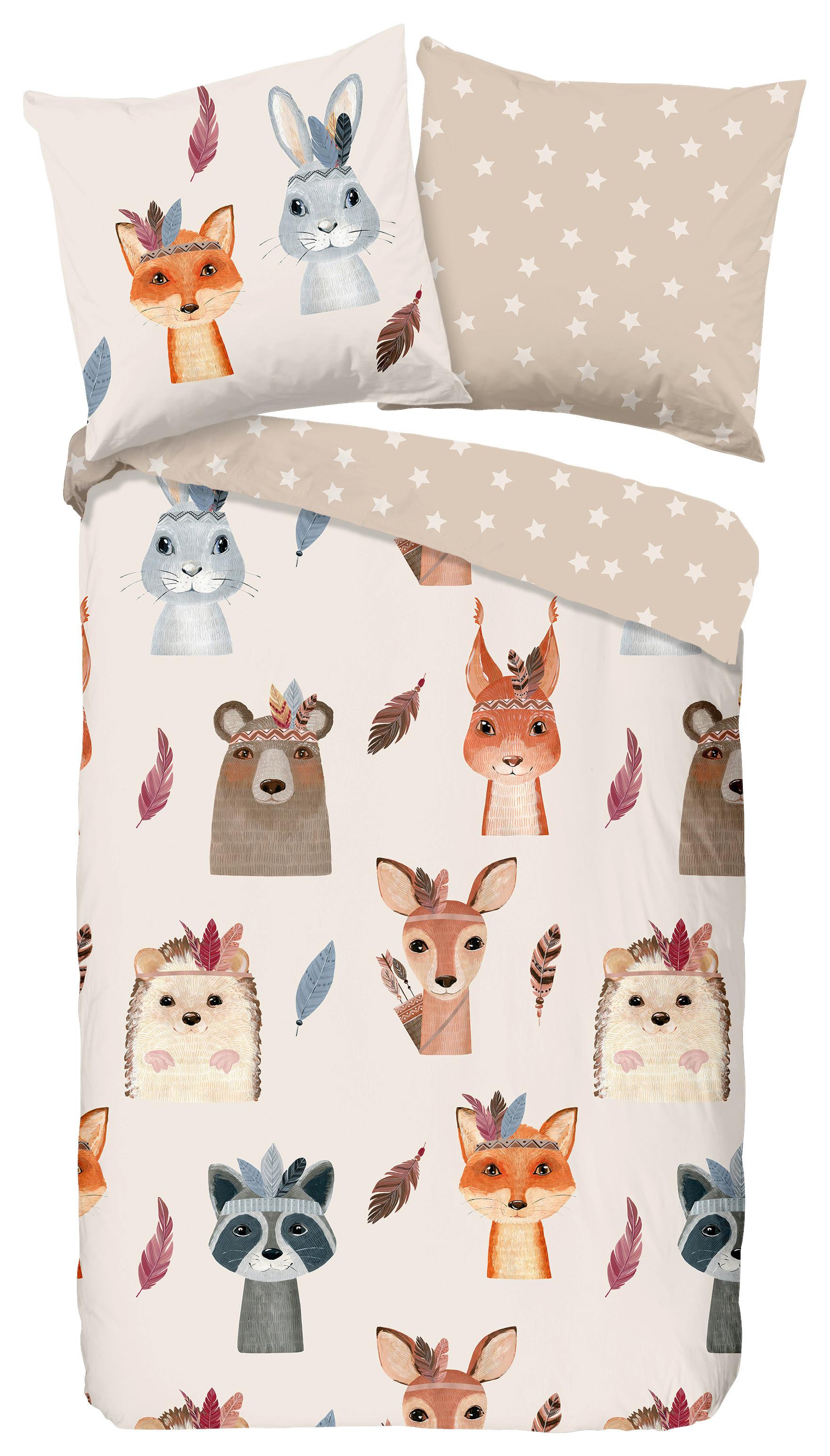 Jugendbettwäsche Rave Multicolor 135x200 cm - Multicolor, Design, Textil (135/200cm)