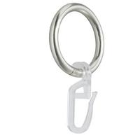 Vorhangringe Edelstahloptik Martina Metall 10 Stk. - Edelstahlfarben, KONVENTIONELL, Metall - Ondega