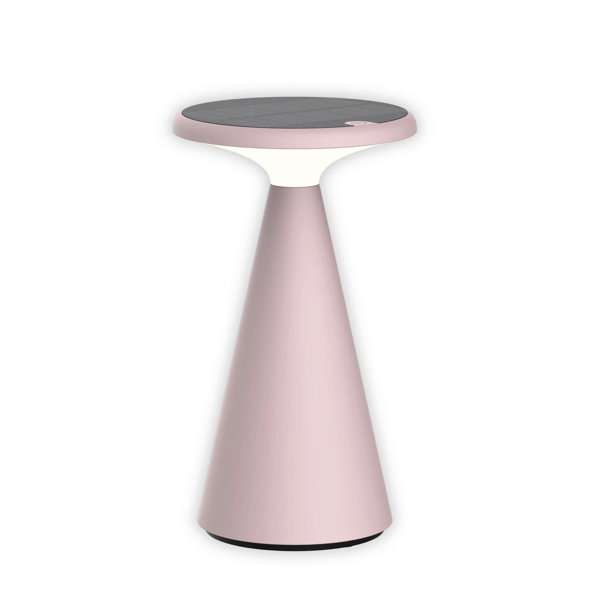 Solarleuchte 3199119 Tischleuchte - Hellrosa, KONVENTIONELL, Kunststoff (9.4/11.5/20.3cm) - Näve