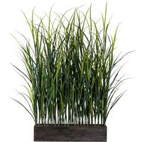 Kunstpflanze Gräser Braun/grün, 120 Cm - Braun/Grün, Design, Holz/Kunststoff (120cm) - P & B