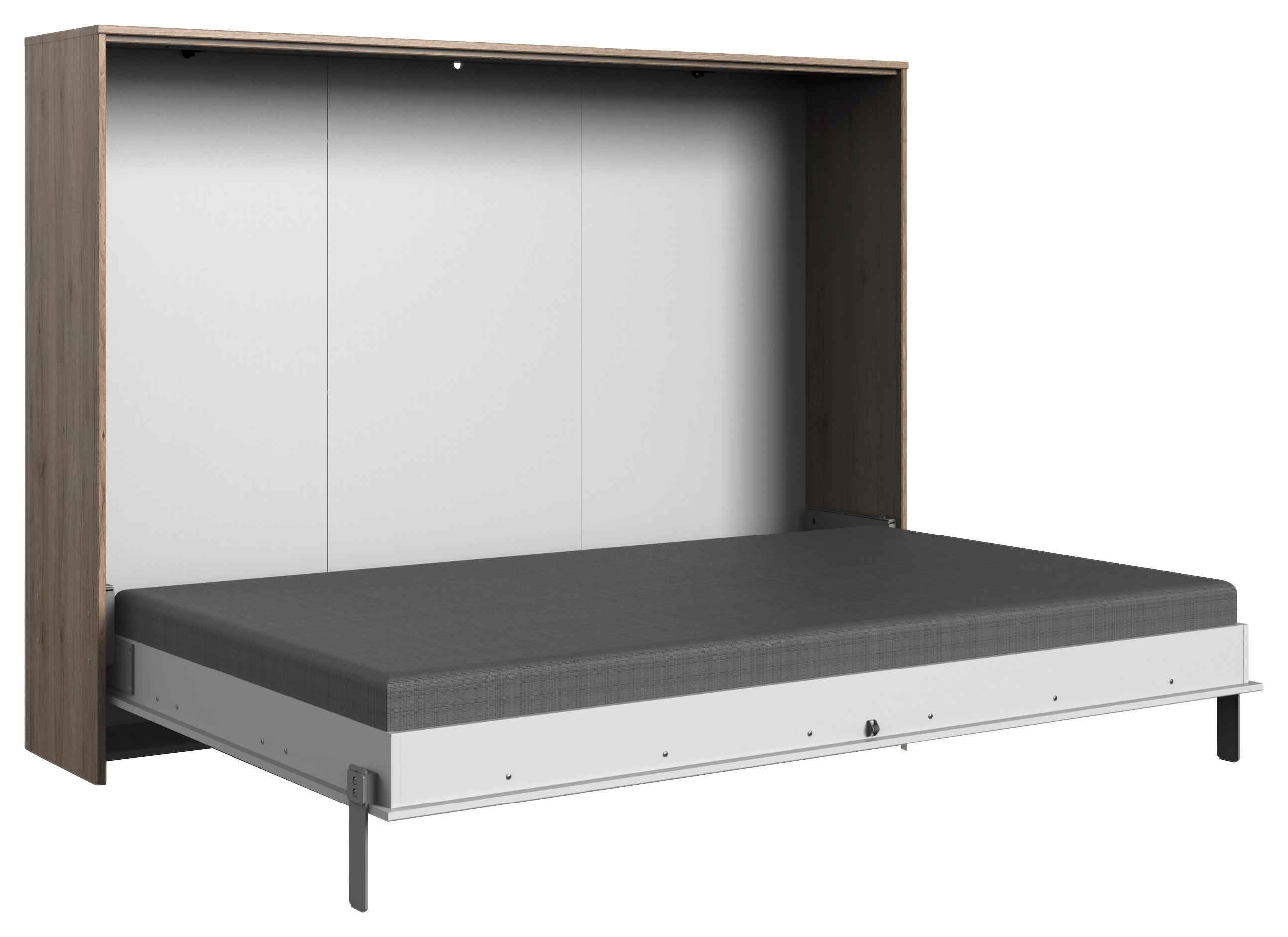 Breites Klappbett für die Wand mit