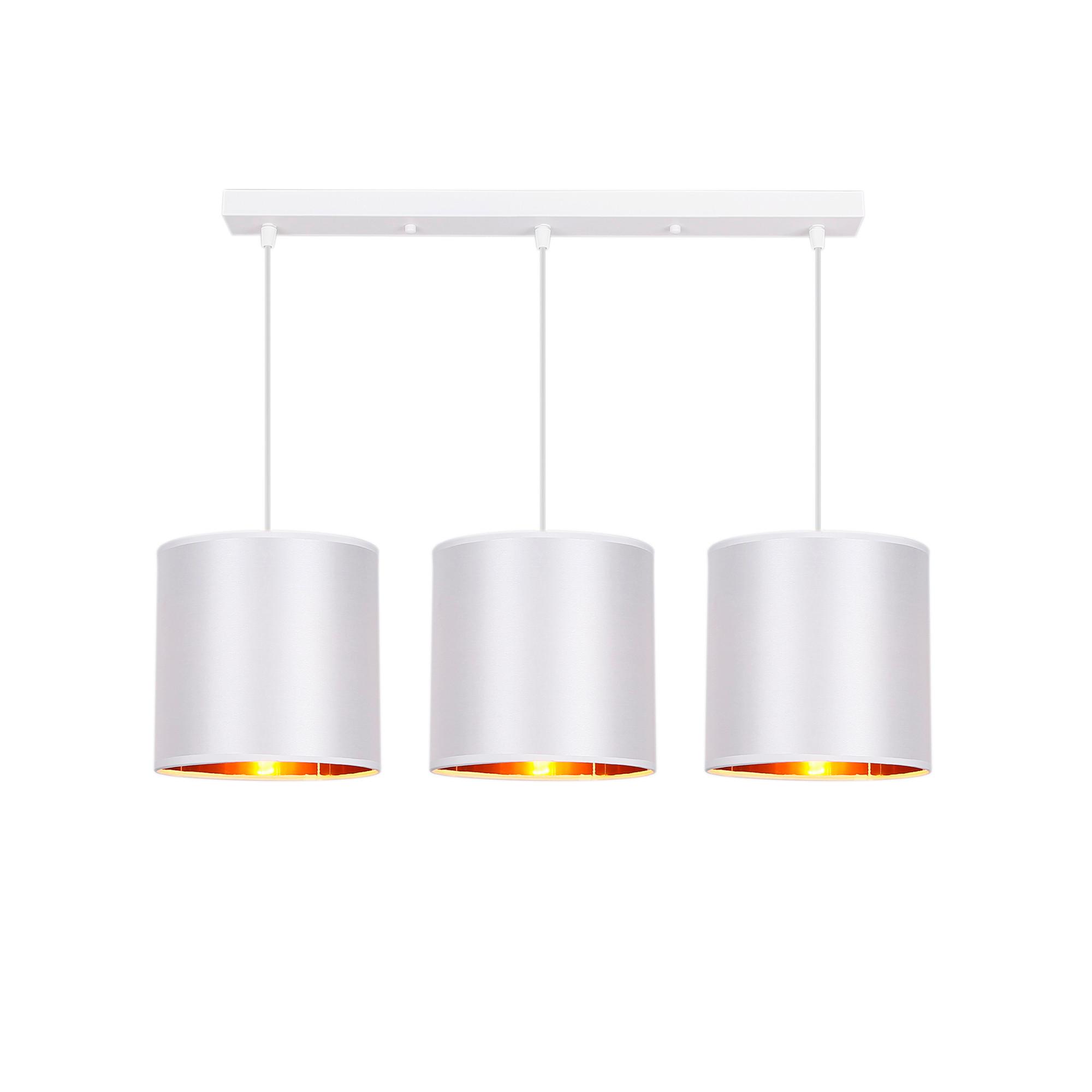 PENDELLEUCHTE 33-00651 ATLANTA - Orange/Weiß, Basics, Kunststoff/Metall (72/20/90cm)