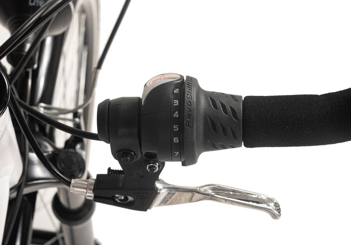 Trekkingrad 400t - Weiß, MODERN, Metall (25/140/60cm)