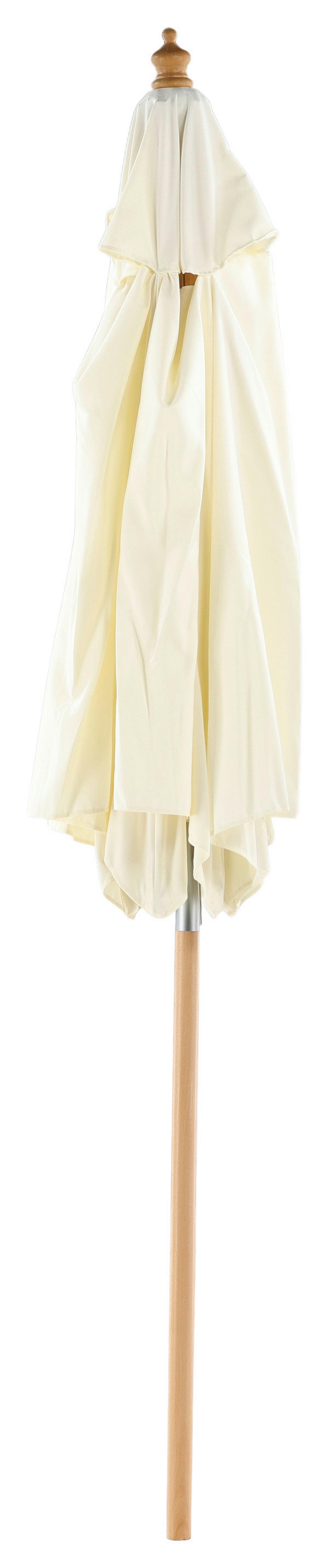 Sonnenschirm Corypho - Weiß, KONVENTIONELL (250/232cm) - Gardenson