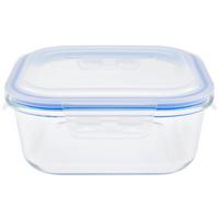 Vorratsdose Kimi - Blau/Klar, Basics, Glas/Kunststoff (17,5/17,5/6,5cm) - James Wood