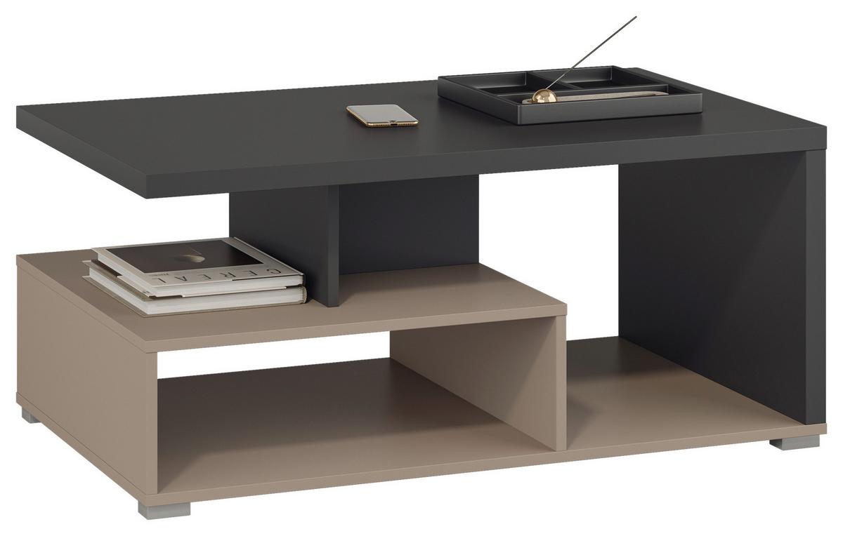 Dohányzóasztal Serio - homokszínű/antracit, Basics