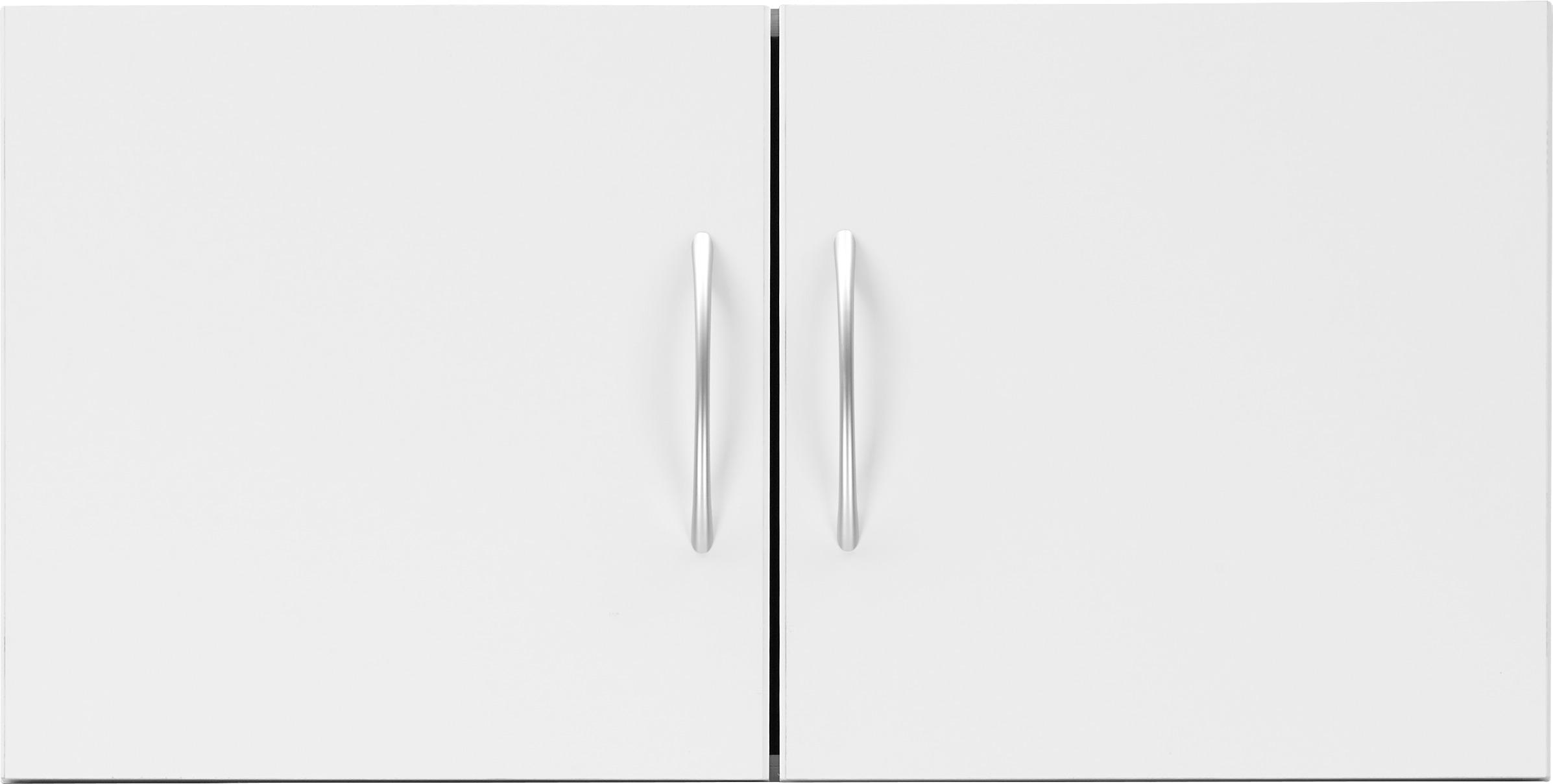 Nadstavec Na Skriňu Mrk - biela/farby hliníka, Konvenčný, kompozitné drevo/plast (80/40/40cm) - Modern Living