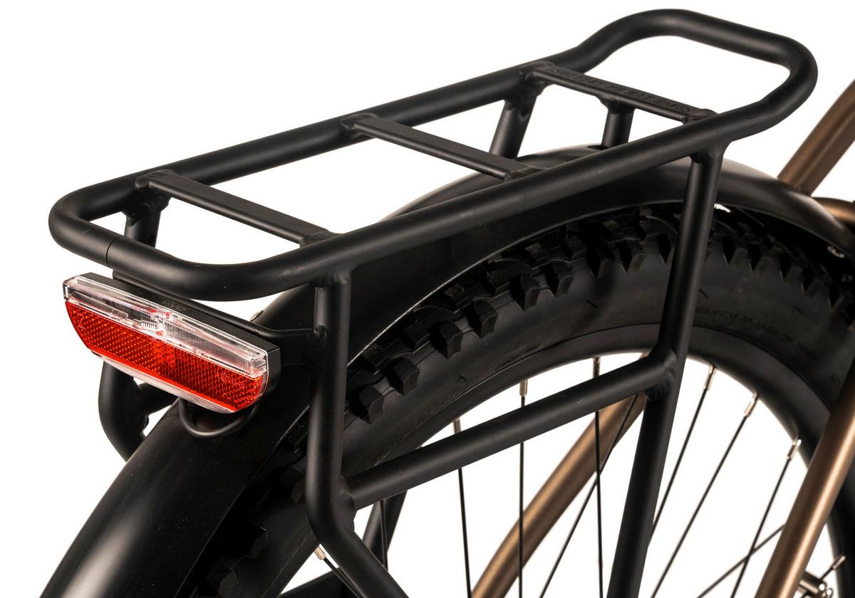 E-citybike 27,5 Zoll Bronze Matt - Cappuccino, MODERN, Metall (180/70/100cm)