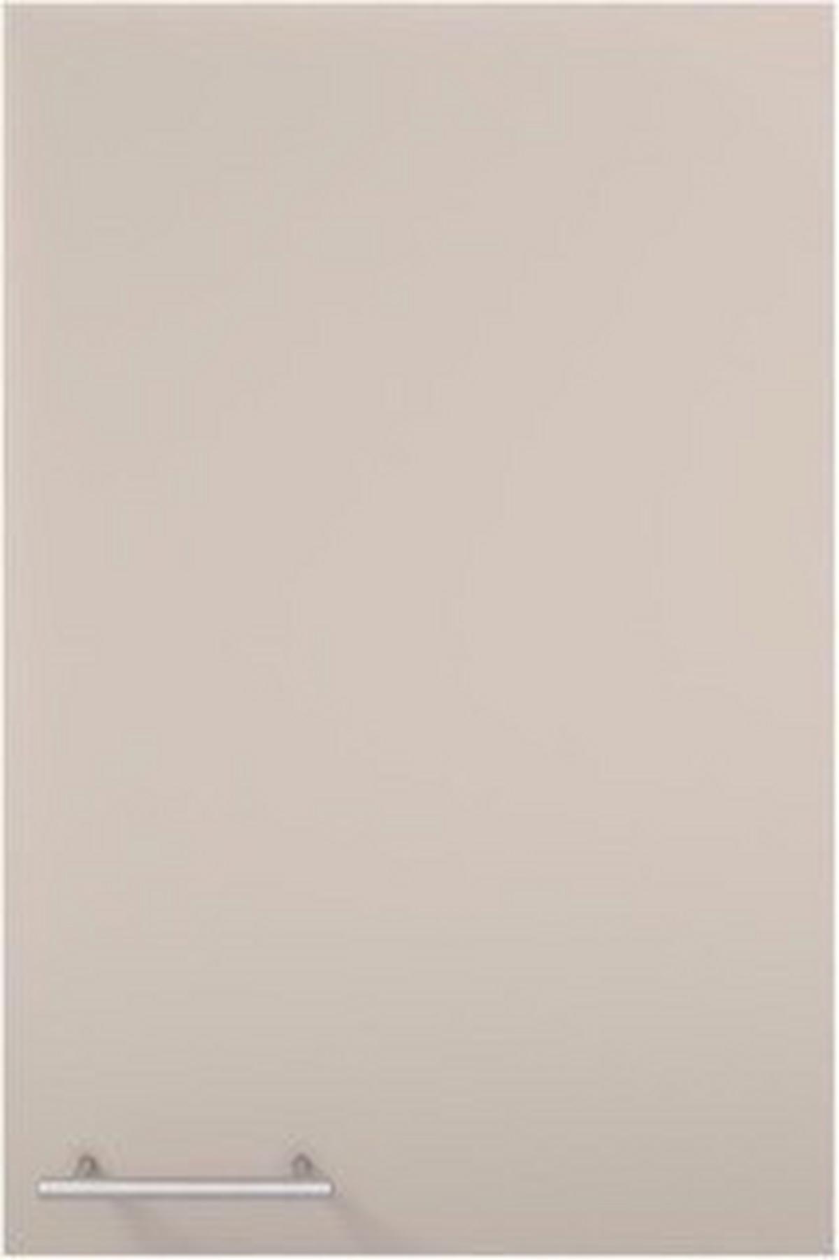 Küchenzeile Base Ohne Geräte 200 Cm Crema/eiche/beton Hell - Wildeiche/Creme, Design, Holzwerkstoff (200cm) - Express