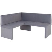 Eckbank Campel - Schwarz/Grau, KONVENTIONELL, Textil (147/167cm)