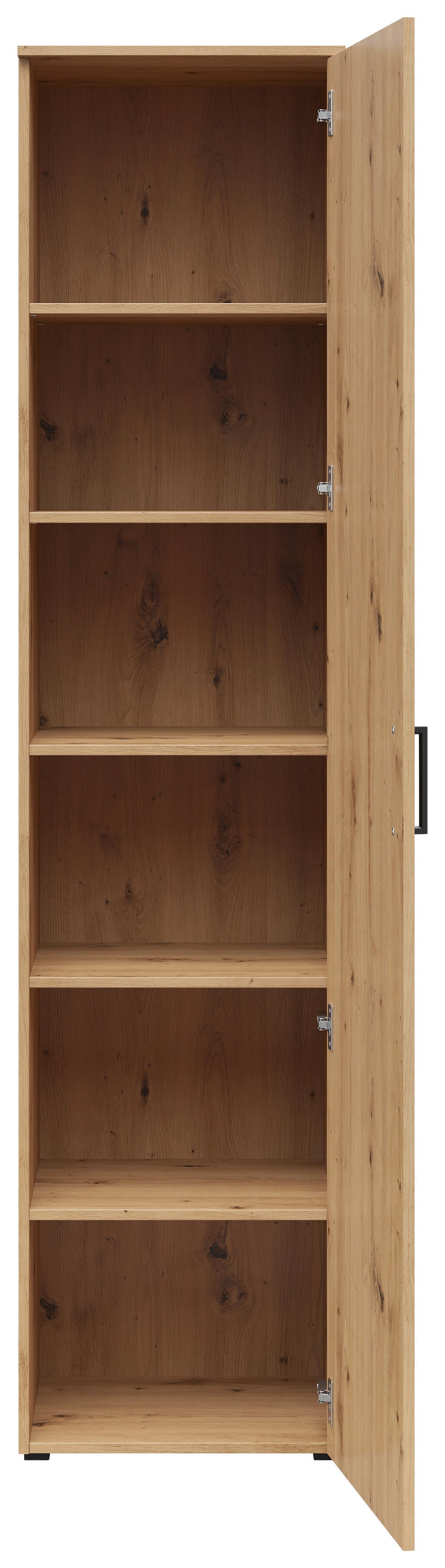 Szekrény Cabinet - Artisan tölgy, Modern, faalapú anyag (45/195/40cm)