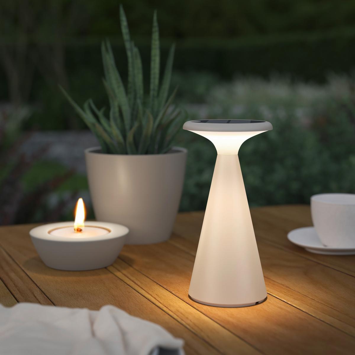 VENKOVNÍ LED SVÍTIDLO HIRO - černá/pískové barvy, Moderní, plast (11,5/20,3cm) - Modern Living