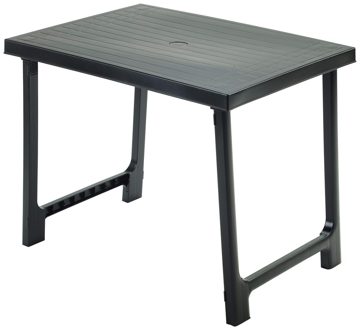 Balkonmöbel Set Pik Nik aus Kunststoff, klappbar - Anthrazit, Basics, Kunststoff - Ondega