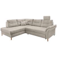 Ecksofa Brizzini, Beige S: 206x264 Cm - Beige/Naturfarben, MODERN, Textil (206/264cm) - Livetastic