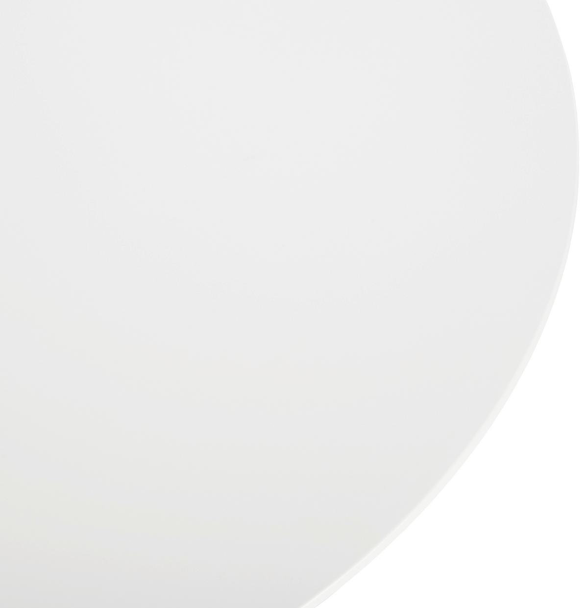 Jídelní stůl John 110x76 cm - bílá/barvy dubu, Moderní, kov/dřevo (110/110/76cm) - Bessagi Home