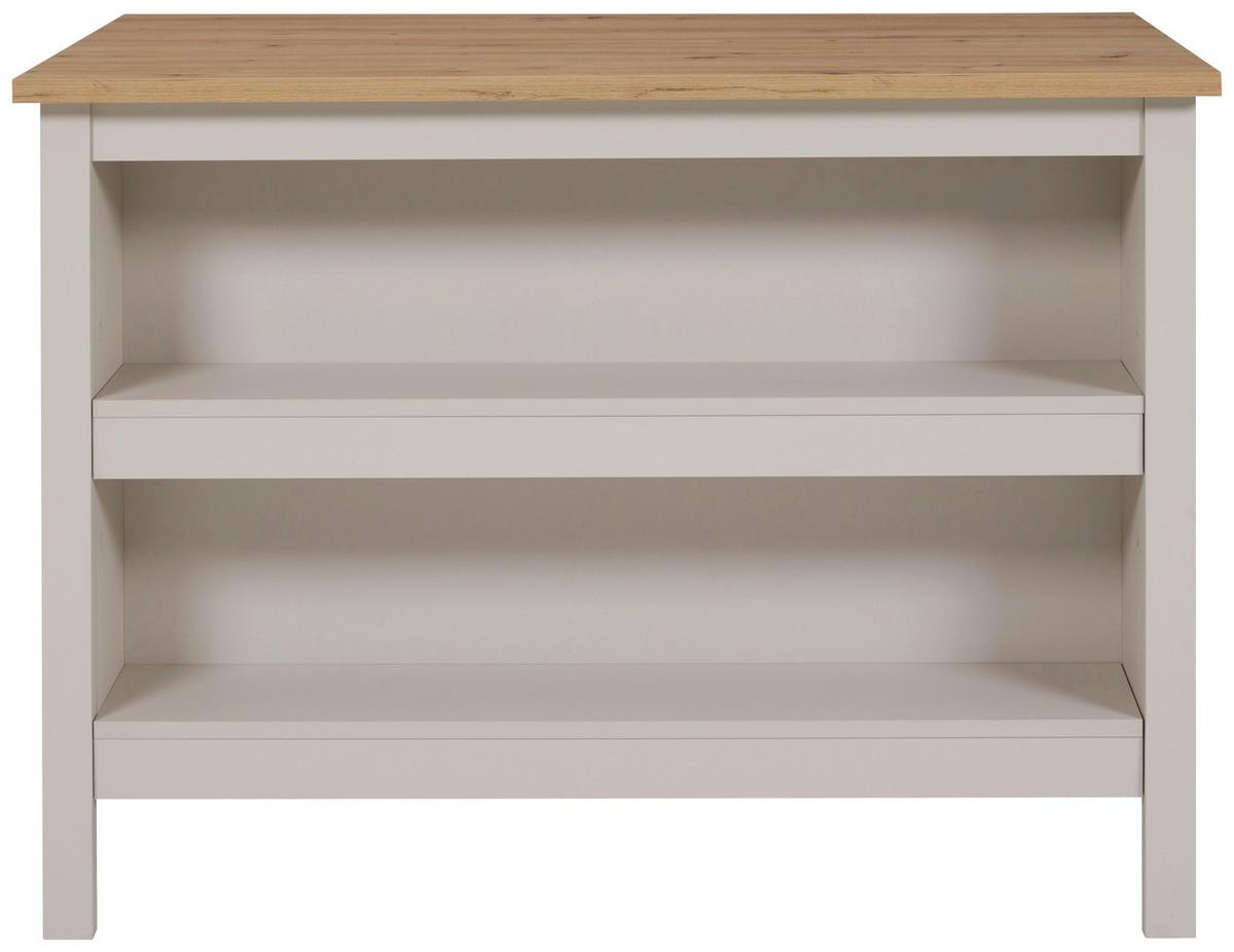 Kücheninsel Sardegna - Kaschmir/Eiche Artisan, ROMANTIK / LANDHAUS, Holzwerkstoff (124/91,5/75cm)