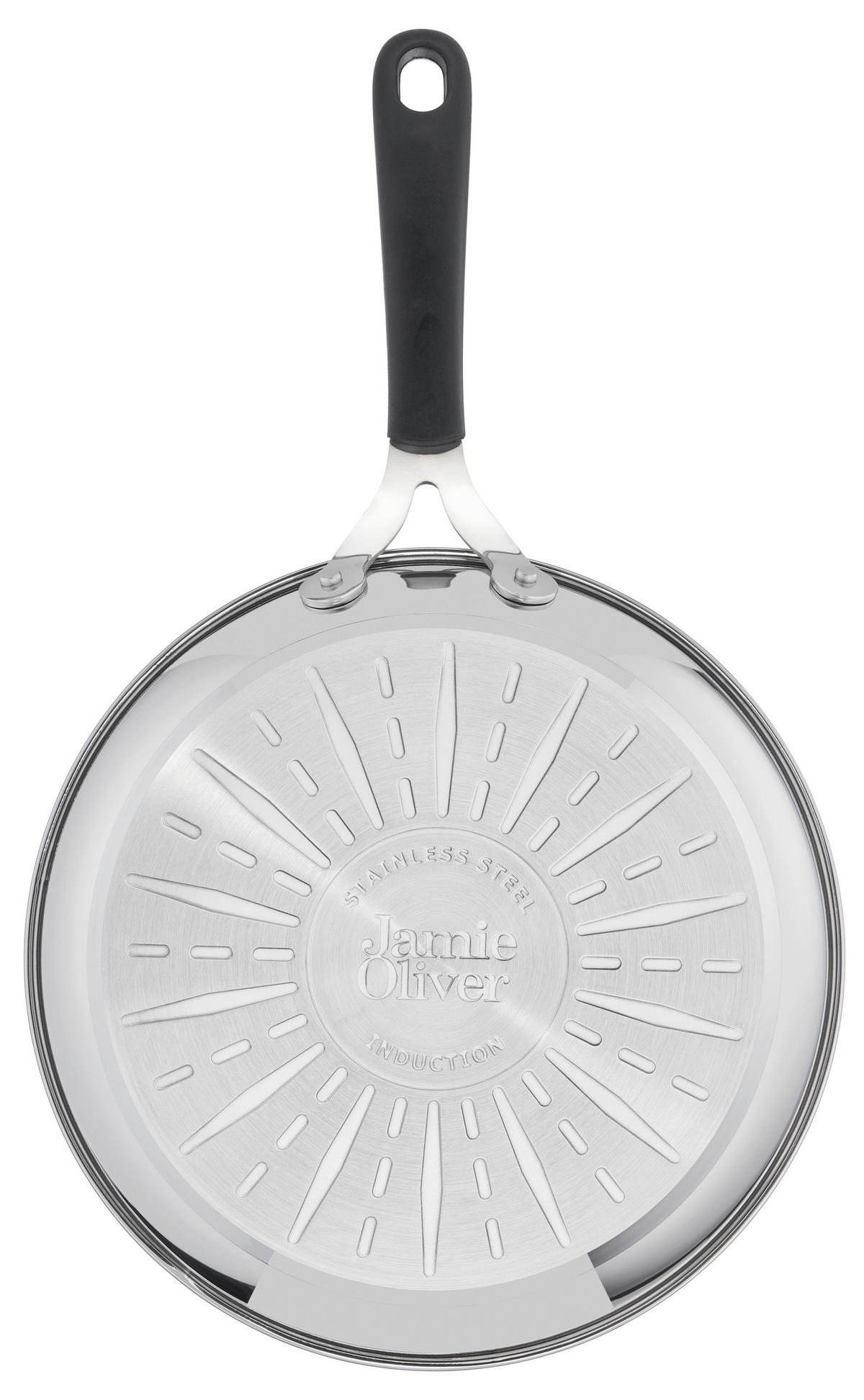 Bratpfanne Jamie Oliver Essentials - Edelstahlfarben, Basics, Metall (28cm) - Tefal