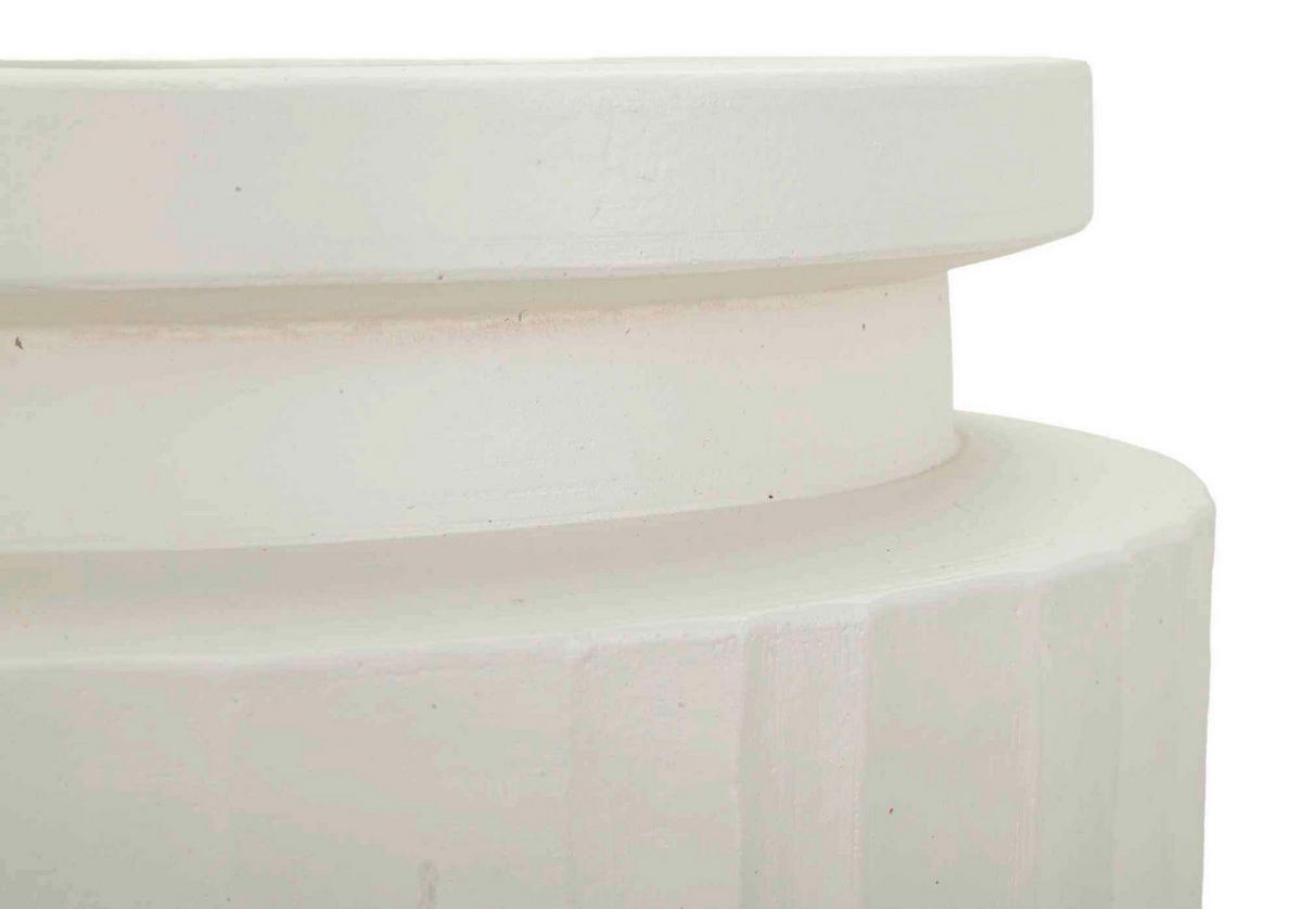 Vase High Pot Creme B: 32 cm - Creme, Basics, Metall (32/80/32cm)