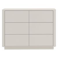 KOMMODE Mocha Kaschmir B: 115,2cm - Kaschmir/Schwarz, Design, Holzwerkstoff (115,2/85,5/40cm) - MID.YOU