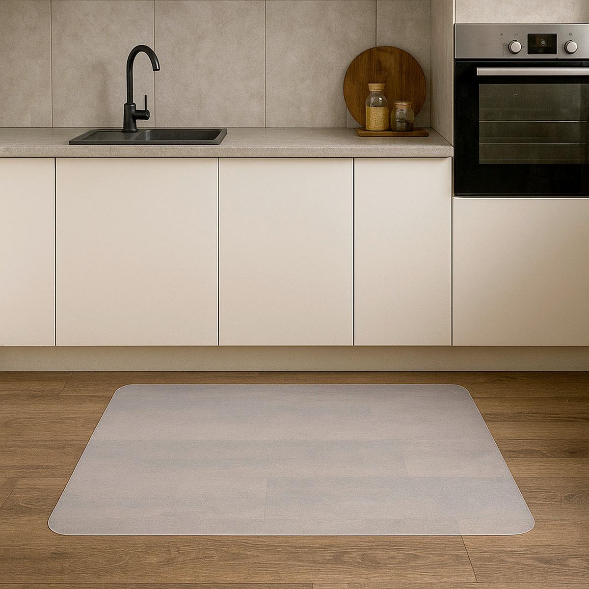 BODENSCHUTZMATTE Fortiflex Transparent B: 120cm - Transparent, MODERN, Kunststoff (120/90cm) - MID.YOU