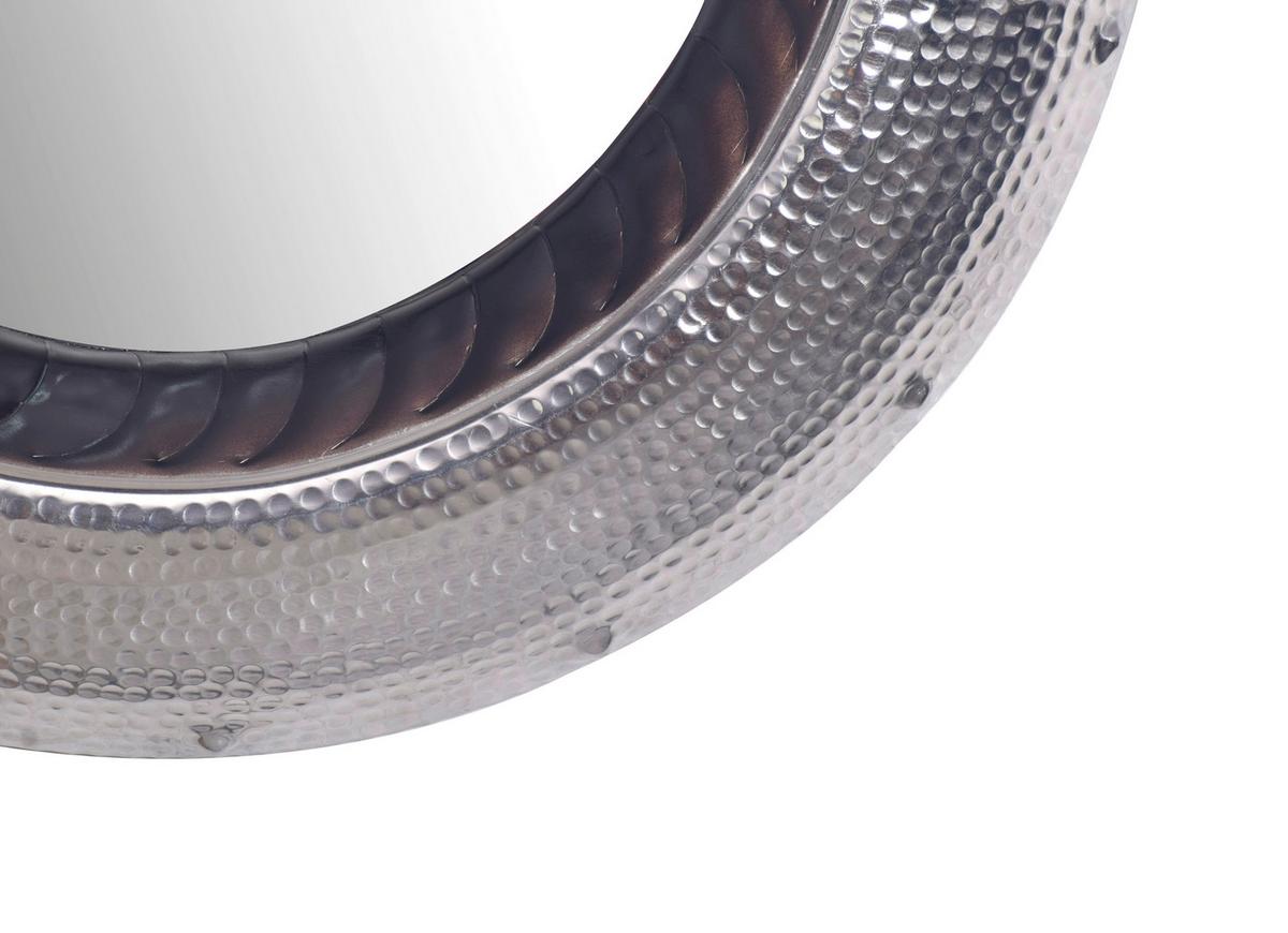 Wandspiegel Silberfarben B: 74 cm - Silberfarben, Design, Glas/Metall (74/74/9cm) - MID.YOU