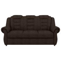 3-Sitzer-Sofa Boston Braun Chenille - Schwarz/Braun, KONVENTIONELL, Textil (196/102/101cm) - Livetastic