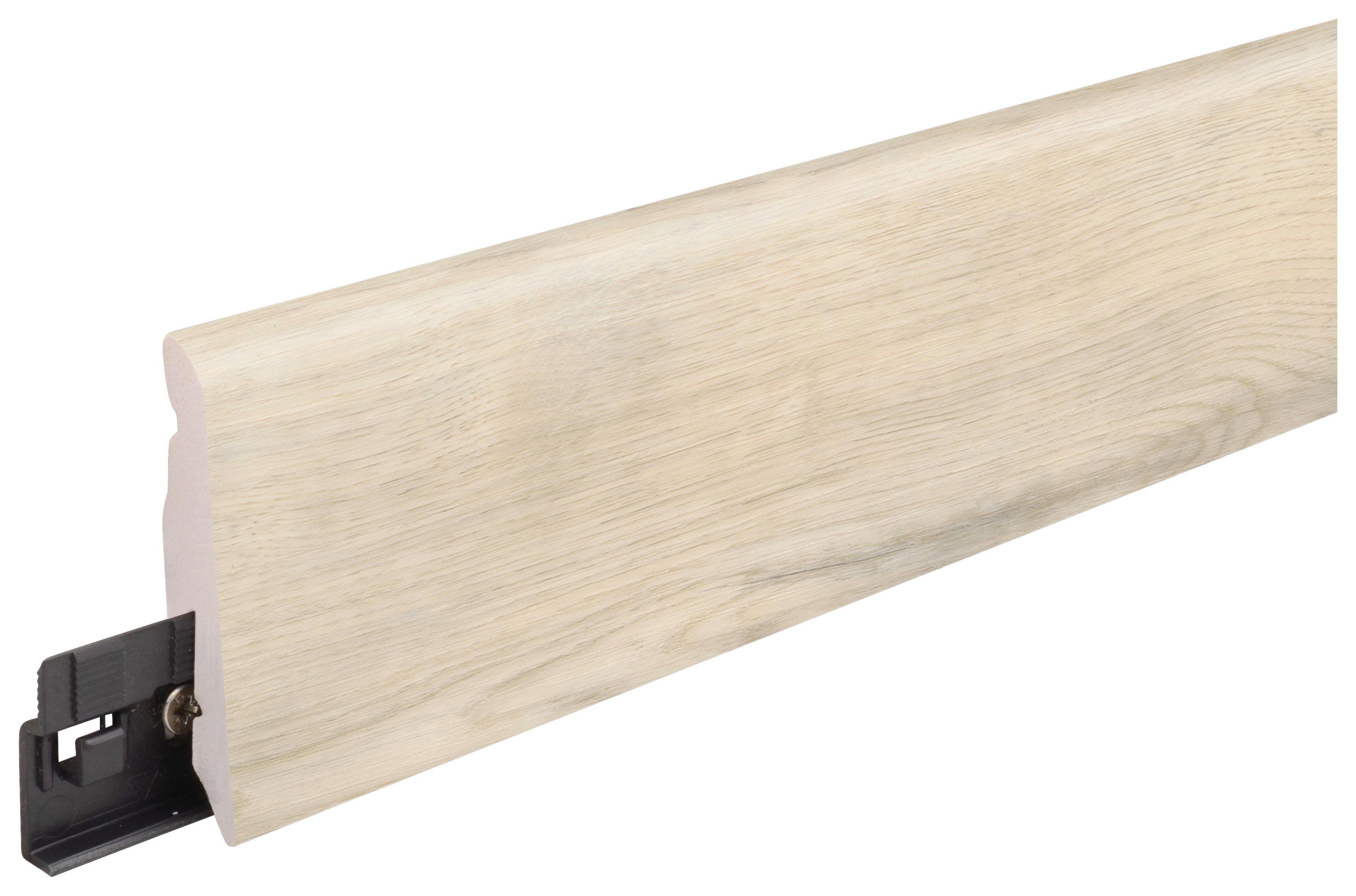 Sockelleiste Oak Cream - Beige, Basics, Kunststoff (240/5,8/1,2cm)
