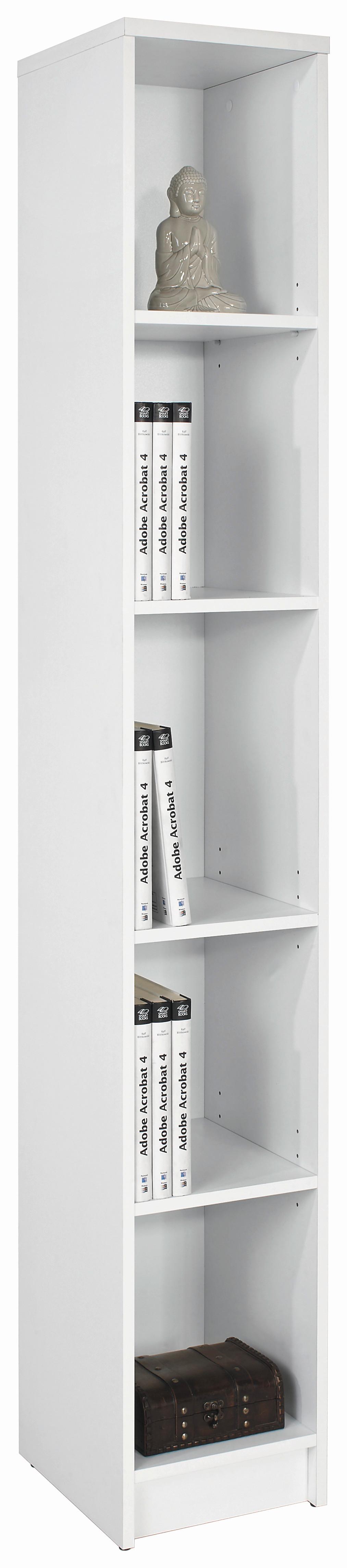 REGÁL 4-YOU YUR06 - bílá, Moderní, kompozitní dřevo (30/189,5/35,2cm)