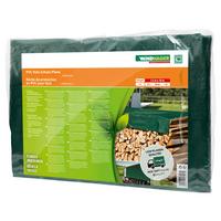 Schutzplane Wasserfest Mit Ösen 150x1000 cm Grün - Grün, Basics (150/1000cm)