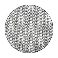 Mělký talíř Shiva, Ø: 27cm - bílá/černá, Lifestyle, keramika (27cm) - Mömax